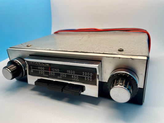 Bluetooth Upgraded Motorola 125 Classic Car Radio + LED +/- Earth